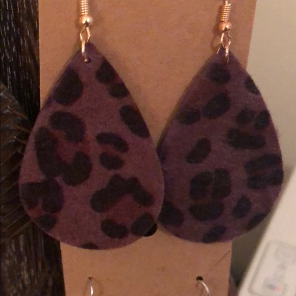 Animal Print Earrings - multiple colors & prints! - Picture 7 of 7